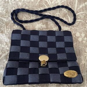 Vintage Italian Woven Crossbody Bag – Made in Italy by Creazioni Alina